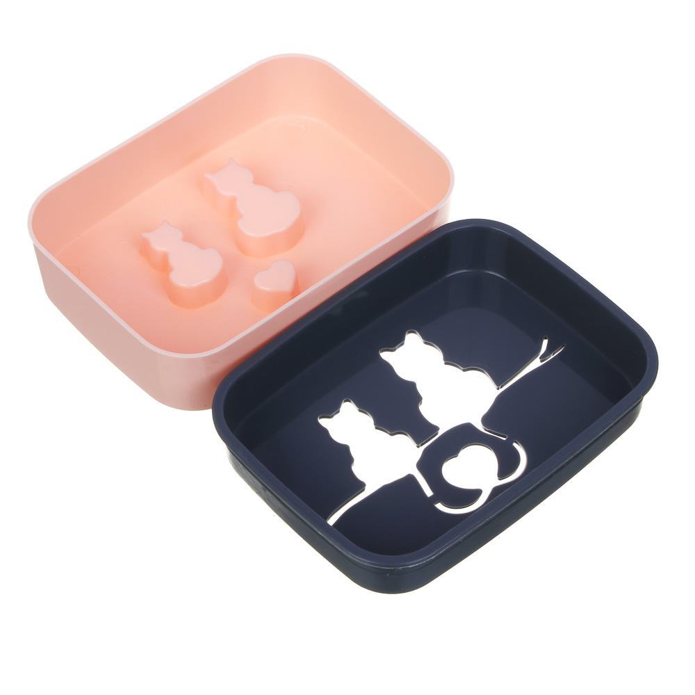 VETTA Мыльница, пластик, 13,5х10х3,5 см, Энимал, арт.№ 463-503