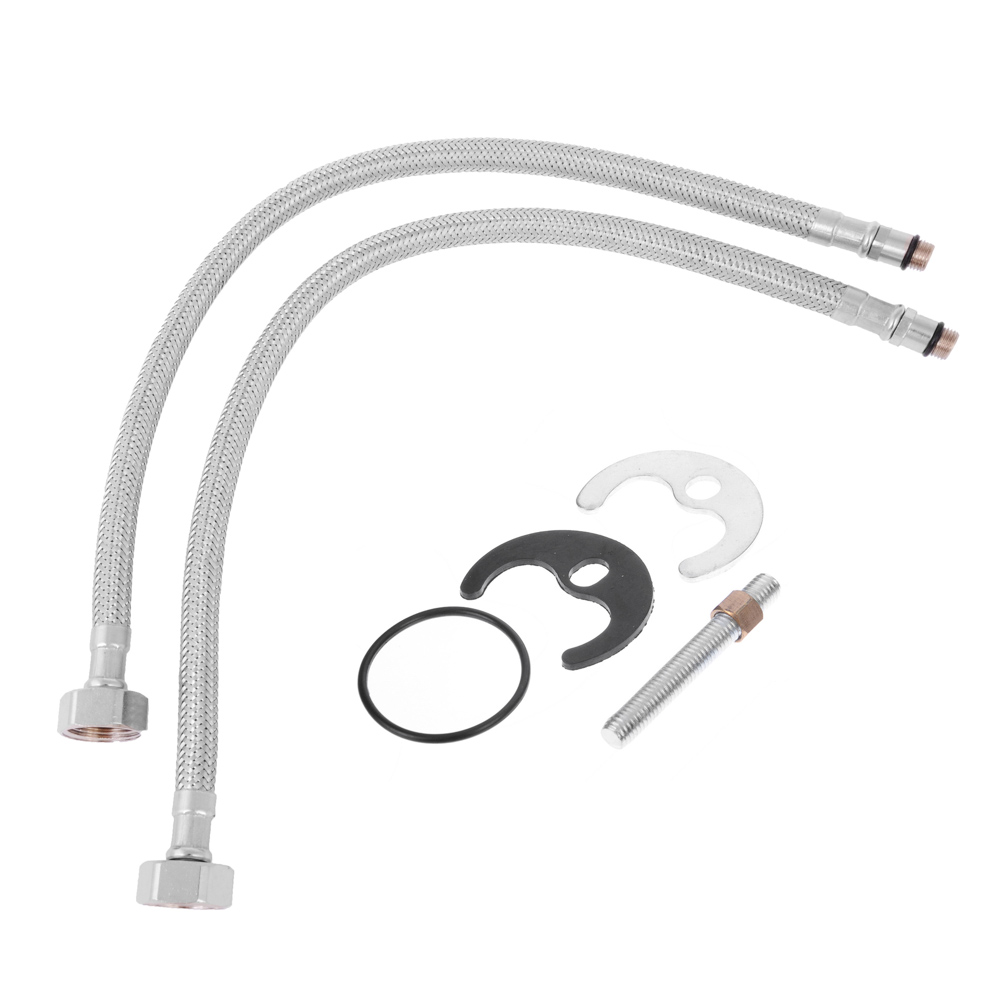 RAIN Смеситель для кухни Венера, высокий излив, керам. кран-буксы 1/2, латунь, хром, ручки керамика, арт.№ 561-286