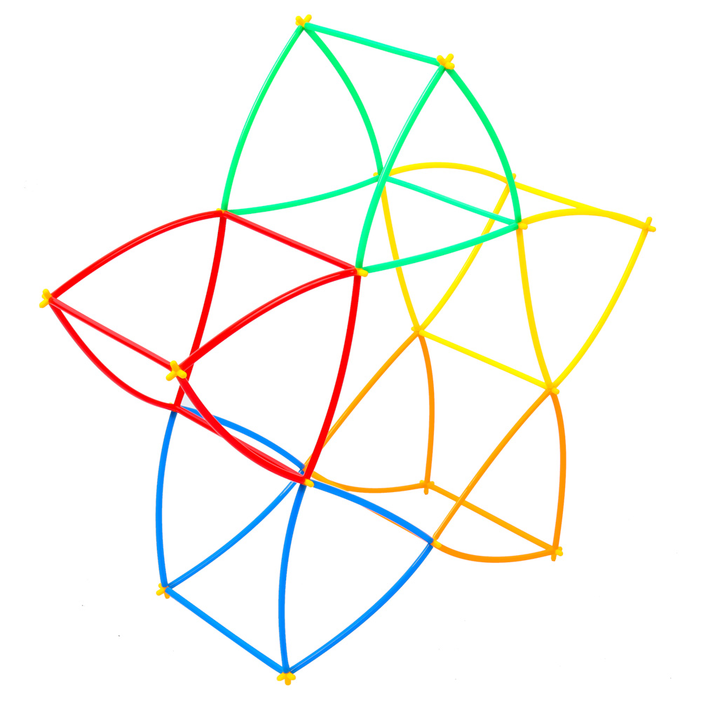 BY Education Конструктор пластиковый "Чудо-палочки", 300 деталей, PE, PP, 28х18х12,5 см, арт.№ 859-072