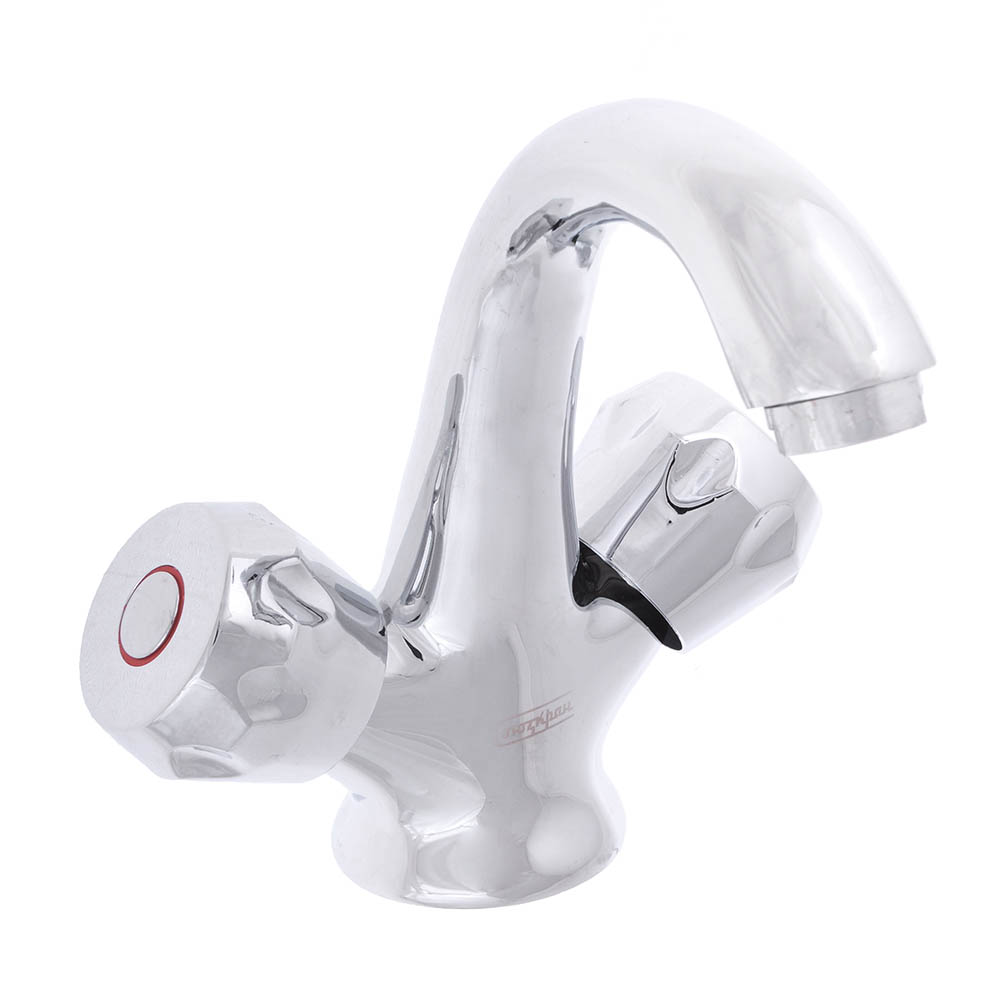 СоюзКран Смеситель для раковины SK2080, без подводки керам. кран-буксы 1/2, цинк, арт.№ 567-080