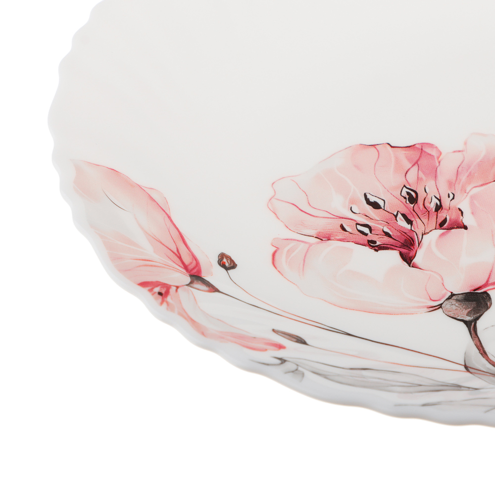 MILLIMI Роселла Тарелка десертная, опаловое стекло, 19см, арт.№ 818-877