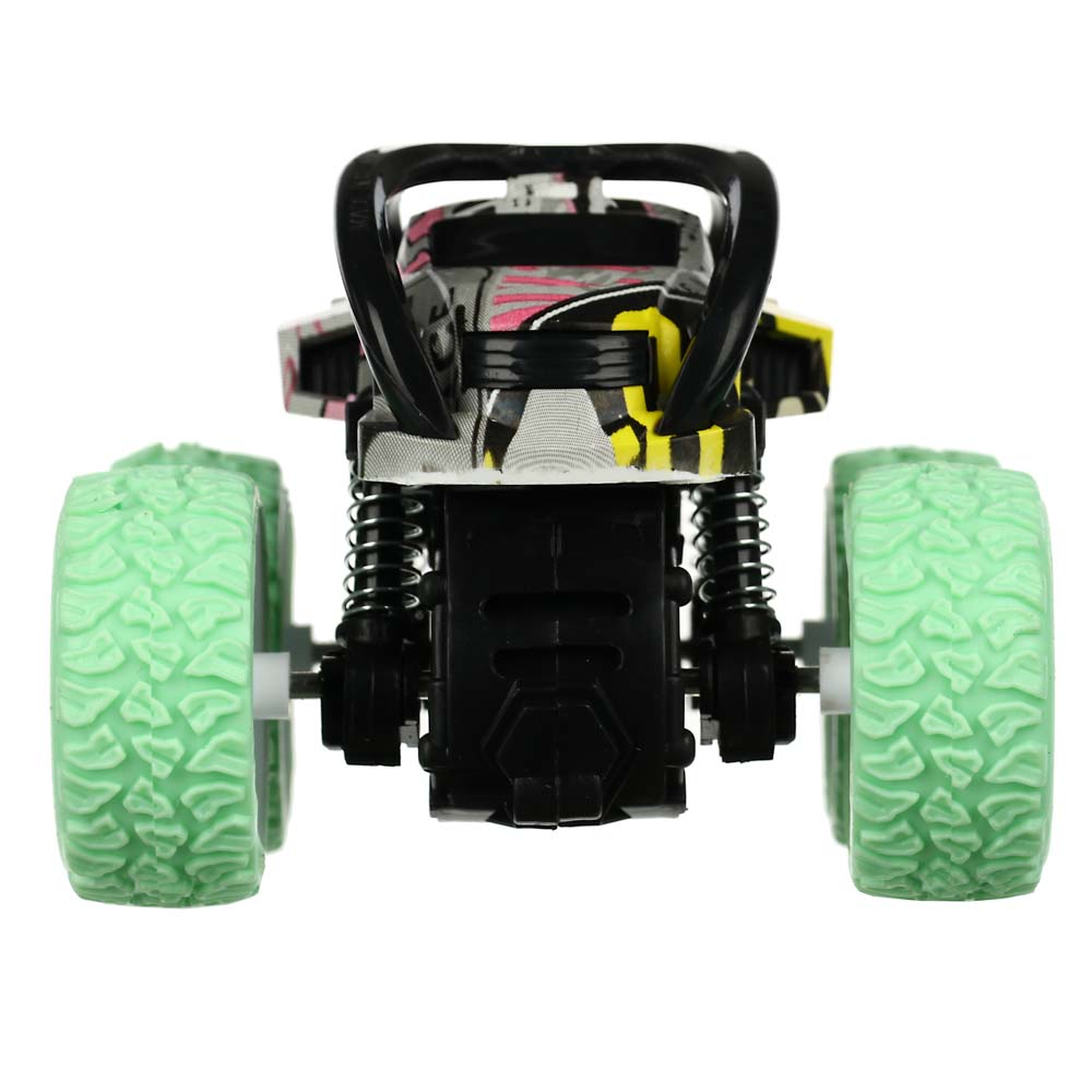 ИГРОЛЕНД Машинка инерционная "Монстр-акробат", ABS, 9х9х7см, 4 цвета, арт.№ 292-225