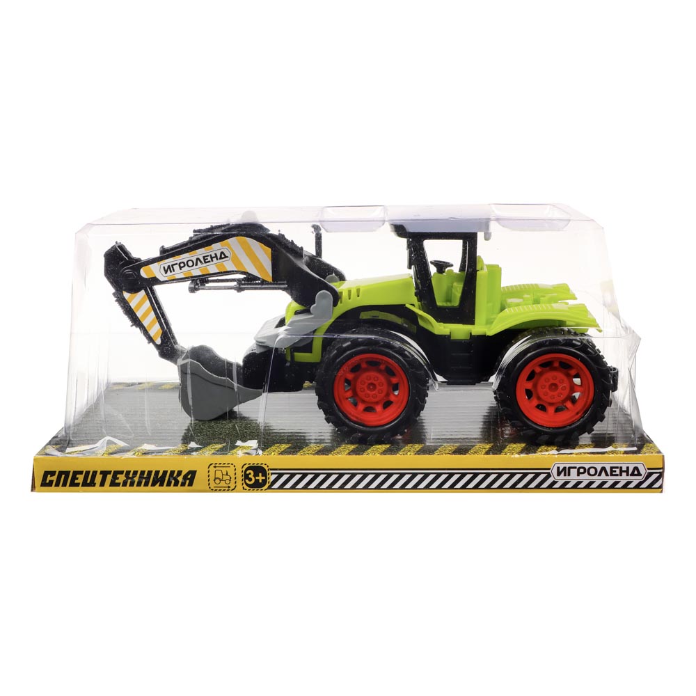 ИГРОЛЕНД Машина в виде Трактора, инерционного, PP, 27х11х12см, 3 дизайна, арт.№ 292-230