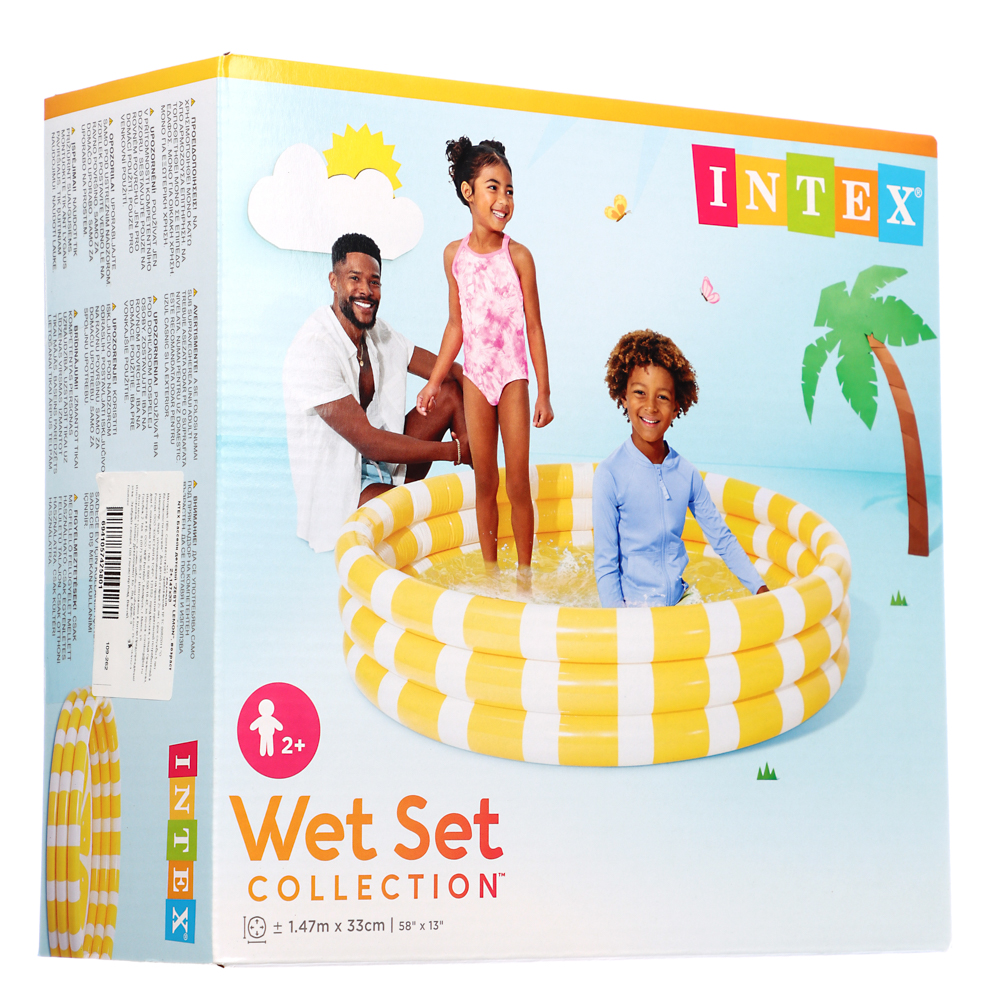 INTEX Бассейн детский "ZESTY LEMON", возраст 2+,147x33 см, 58432NP, арт.№ 109-262