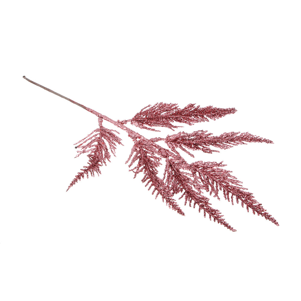 СНОУ БУМ Ветка 35 см, металл, пластик, глиттер, ассортимент цветов, 6 цветов, арт.№ 353-506