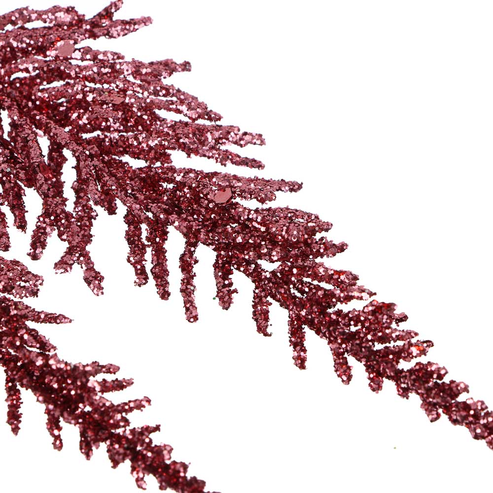 СНОУ БУМ Ветка 35 см, металл, пластик, глиттер, ассортимент цветов, 6 цветов, арт.№ 353-506