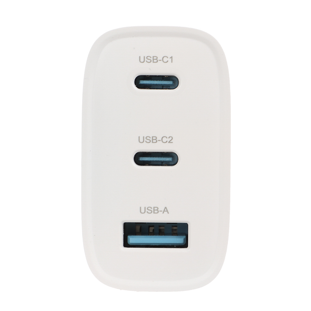 Сетевое зарядное устройство BY Smart 40Вт,2*USB-C, 1*USB-A, QC,PD,PPS,110-240В,50-60Гц,пластик,белый, арт.№ 916-321