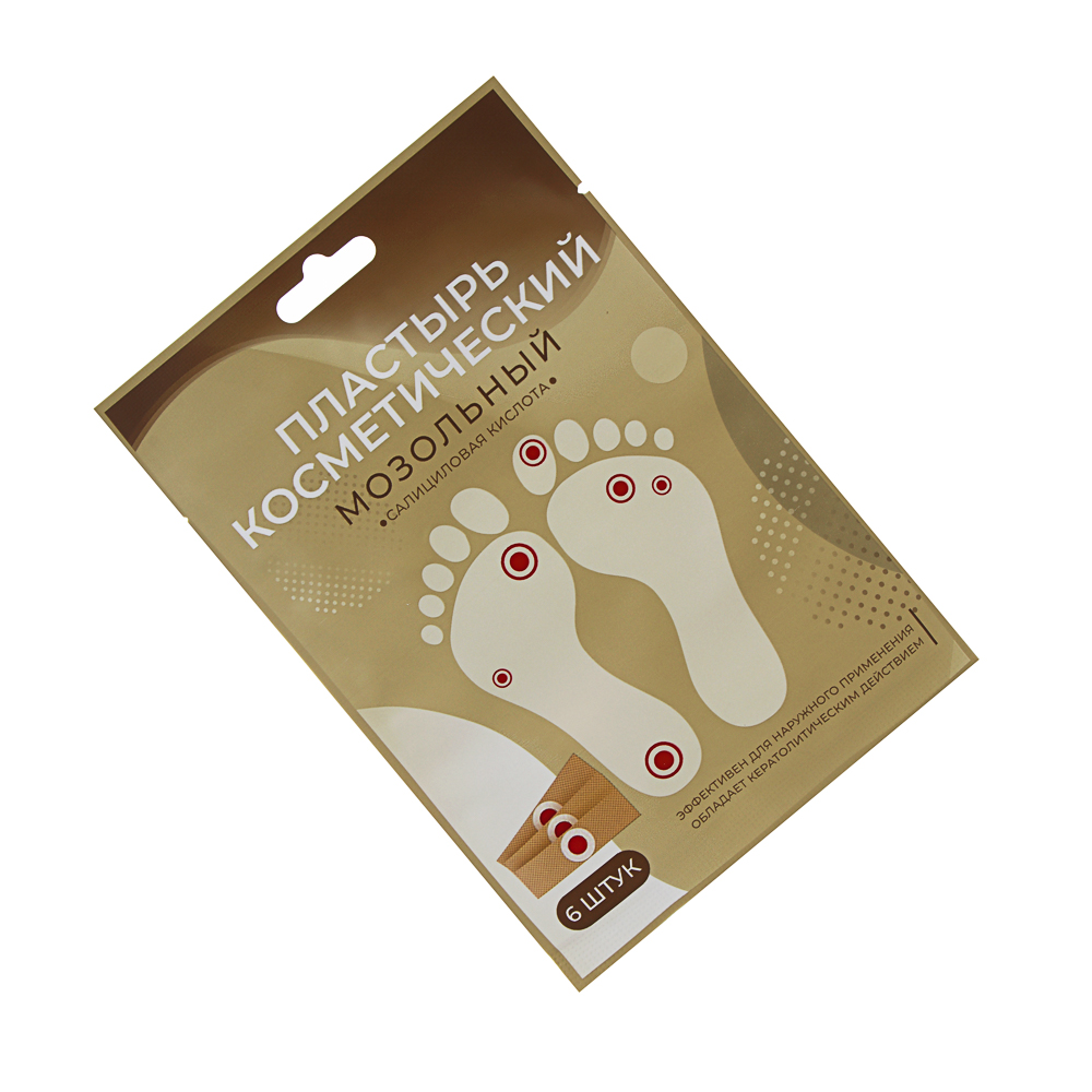 Пластырь косметический мозольный точечный, 6 шт, 7х2см, арт.№ 022-345