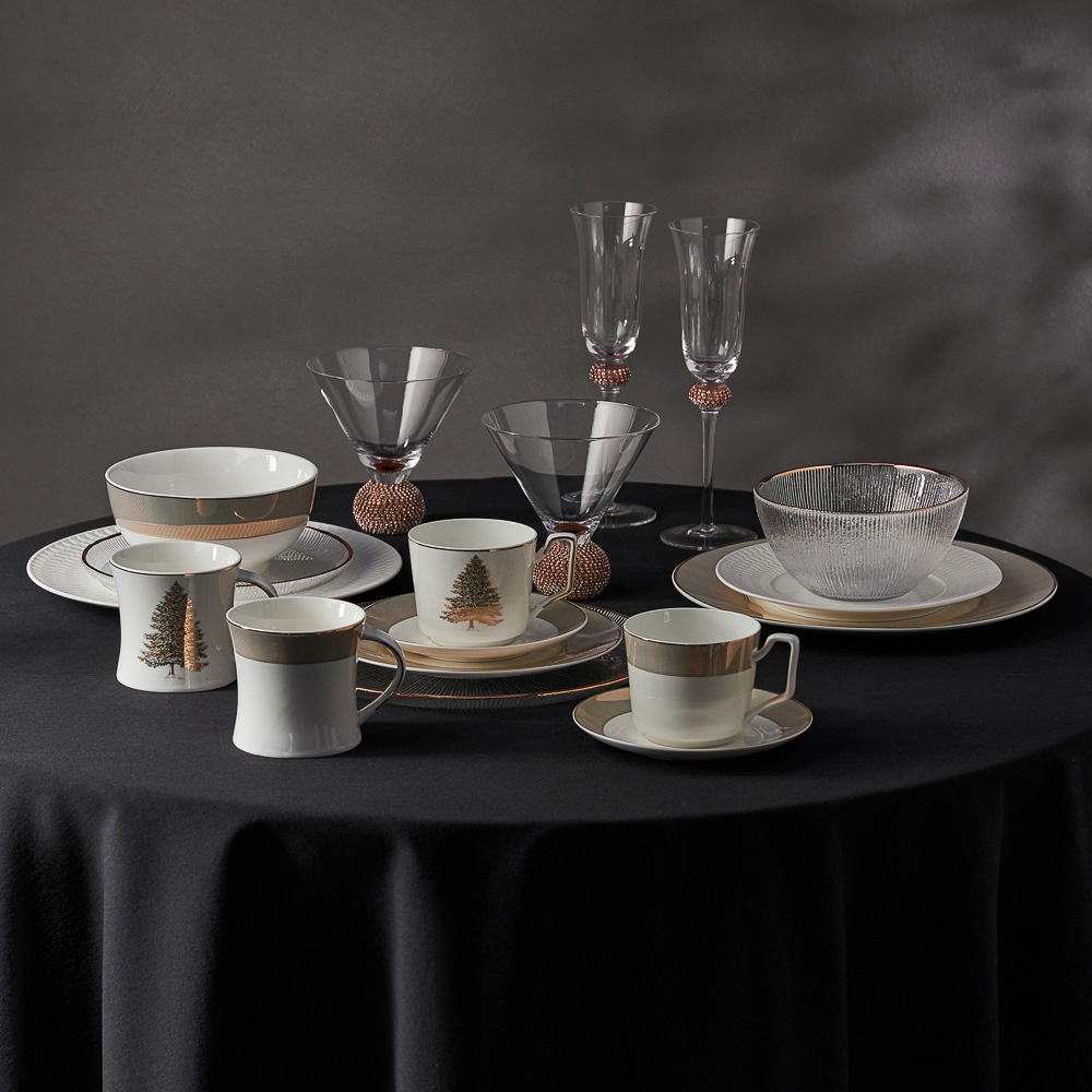 BY COLLECTION White Line Тарелка десертная, 19,5х1,5см, стекло, арт.№ 820-854