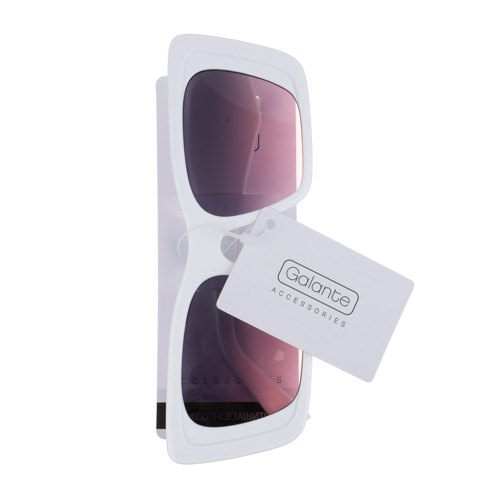 GALANTE Очки солнцезащитные, пластик, 144x41мм, 2 цвета, арт.№ 304-010
