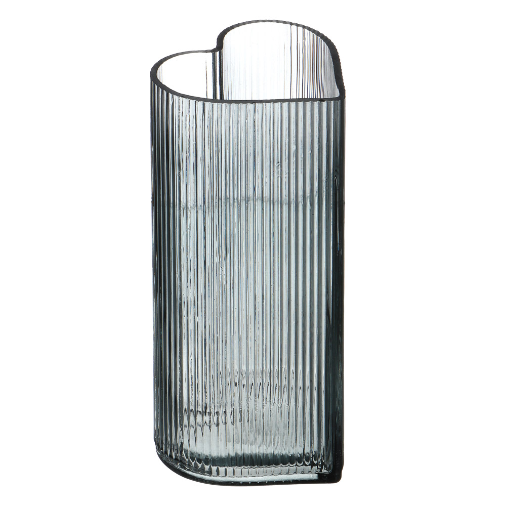 Ваза тм LADECOR "Сердце" 19х8,4 см, стекло, арт.№ 502-227