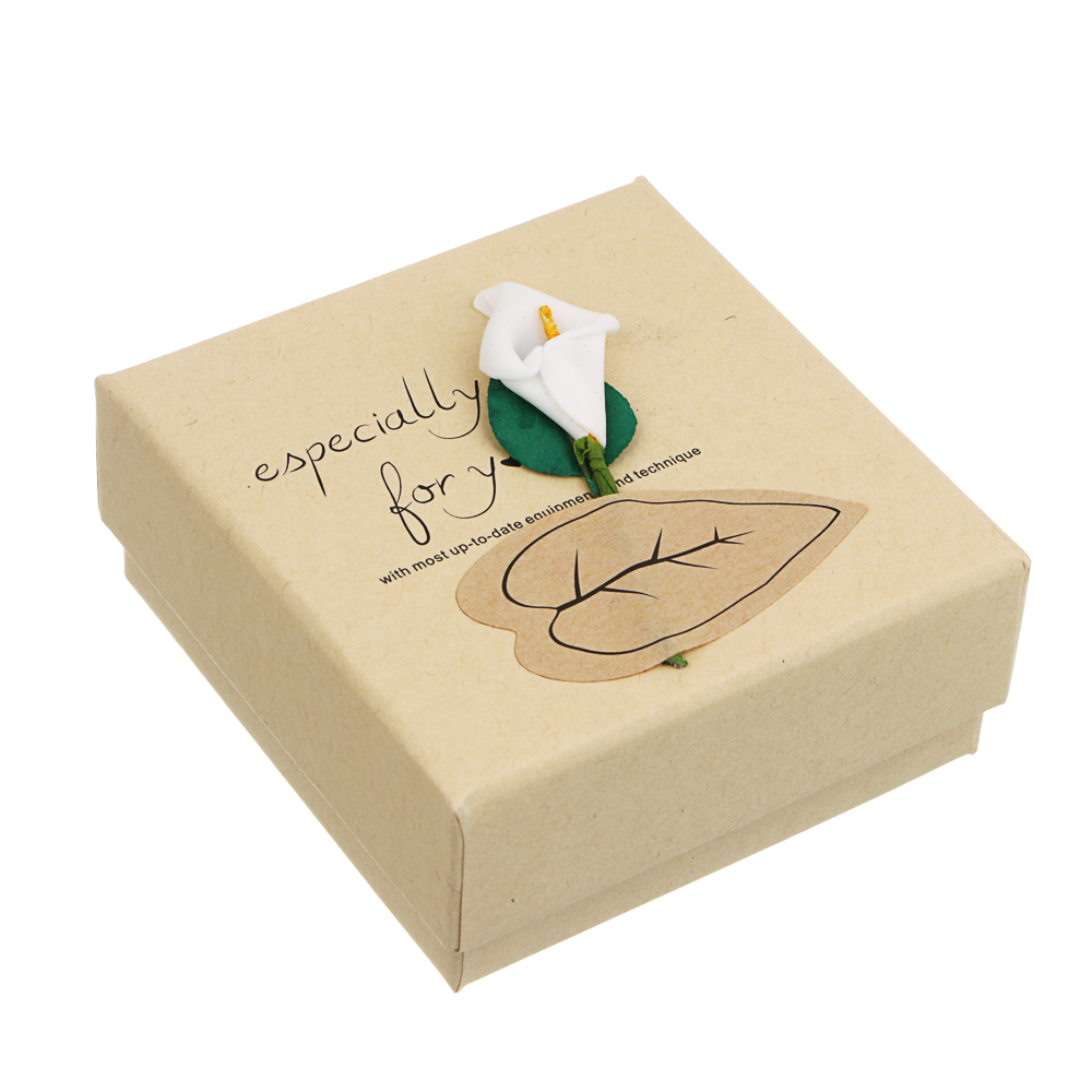 Подарочная коробка тм Fntastic "Цветок" 7,8x7,5x3,5 см, бумага, арт.№ 207-266