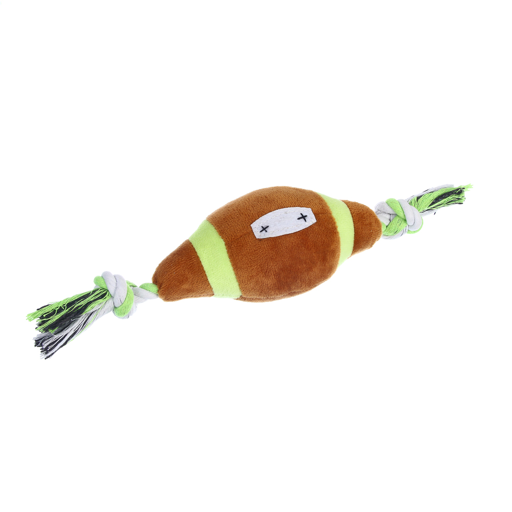 Игрушка для собак тм VETTA с пищалкой, мяч регби, п/э, 35*10см, арт.№ 273-556