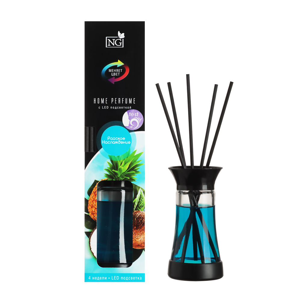 NEW GALAXY Ароматизатор с LED подсв,35 мл океан,лаванда,мистич.сад,летн.бриз,цитрус,райск.насл, арт.№ 778-098