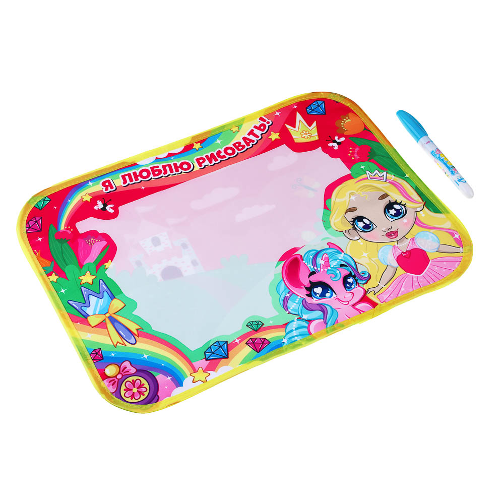 ХОББИХИТ Коврик для раскрашивания, полиэстер, 39x28см, 3 дизайна, арт.№ 280-012