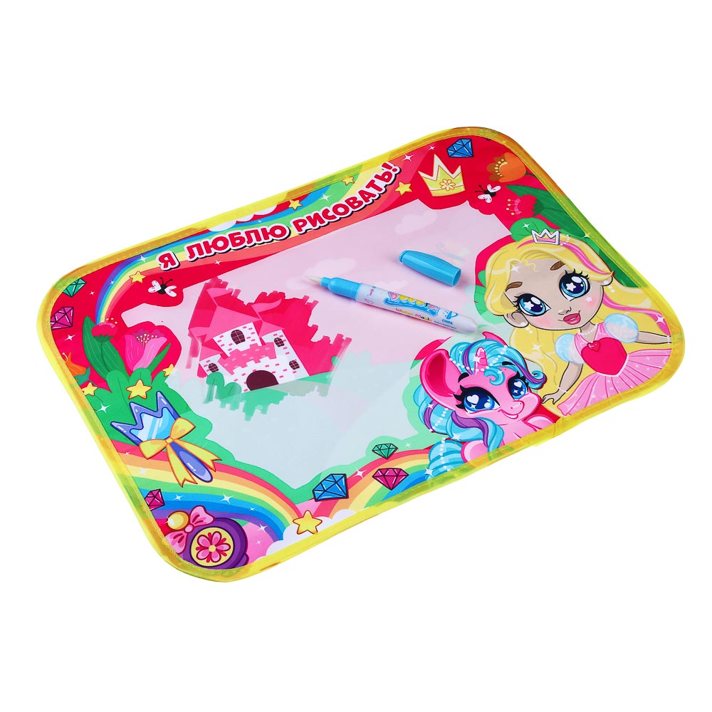 ХОББИХИТ Коврик для раскрашивания, полиэстер, 39x28см, 3 дизайна, арт.№ 280-012