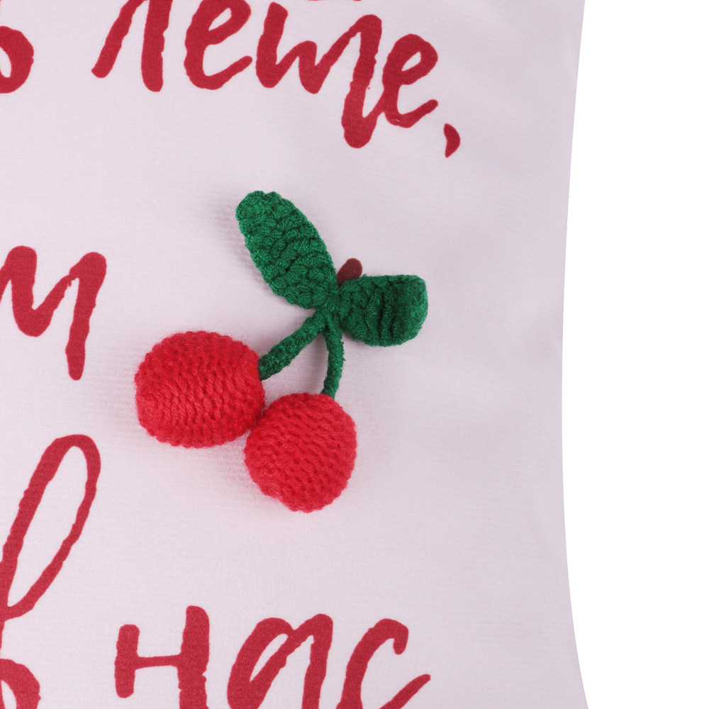 Подушка декоративная тм PROVANCE Черри 40х40см, 100% полиэстер, арт.№ 486-234