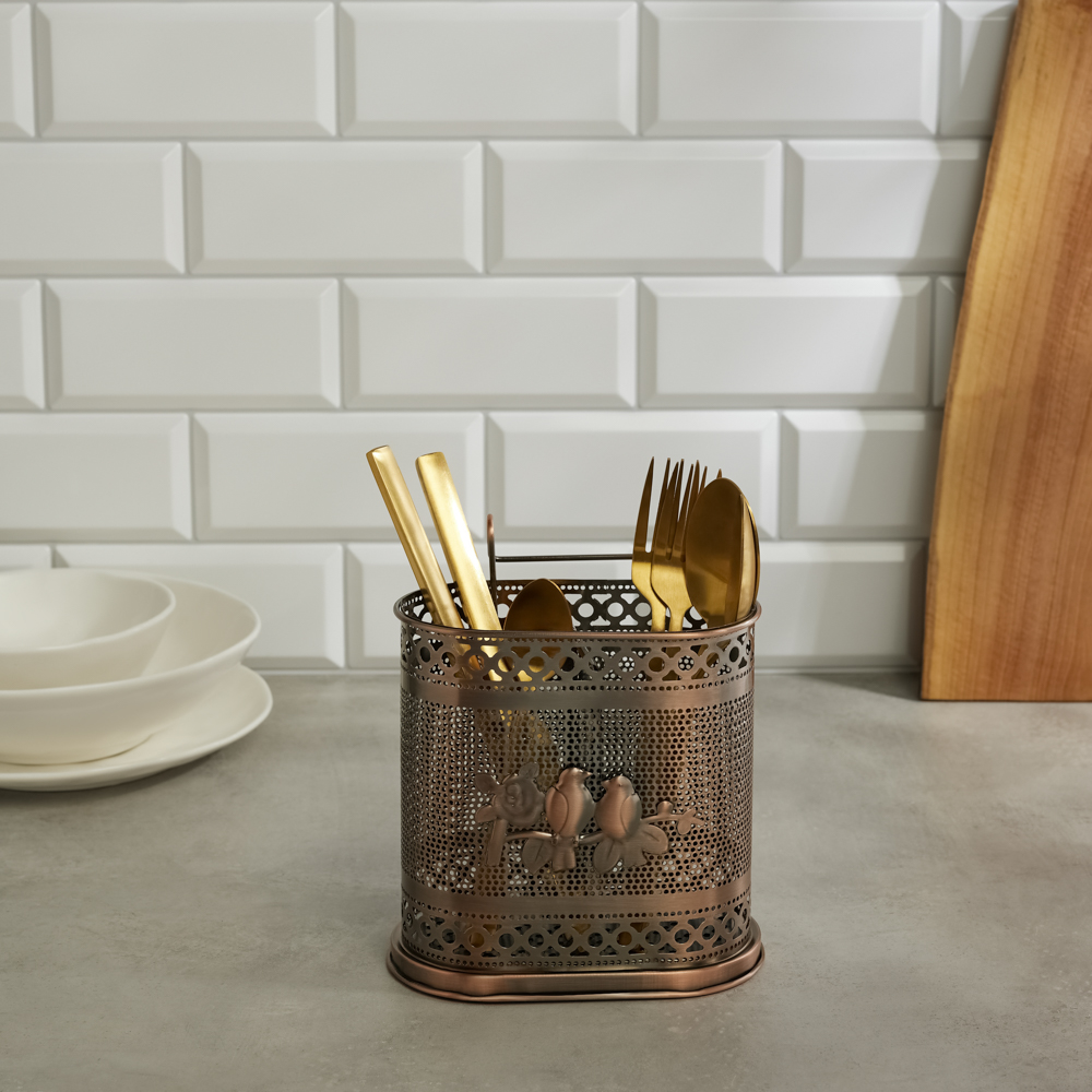 VETTA Подставка для столовых приборов, навесная, металл, 16х16,5х9см, арт.№ 485-064