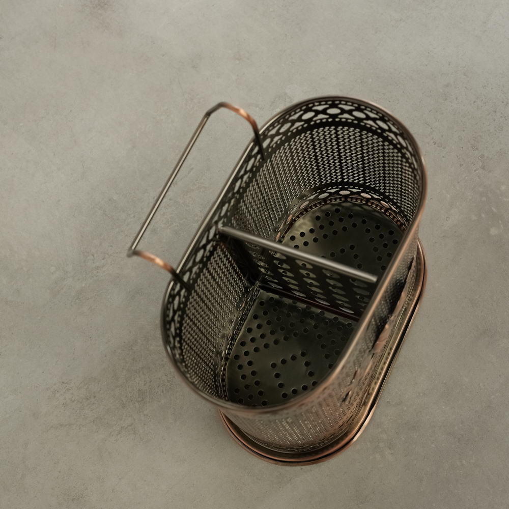 VETTA Подставка для столовых приборов, навесная, металл, 16х16,5х9см, арт.№ 485-064