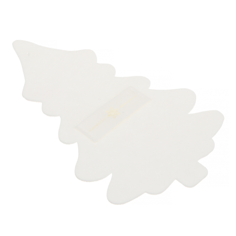 PROVANCE Ноэль Подставка фетровая под столовые приборы, 2шт в комплекте, 100% полиэстер, белый, арт.№ 492-176