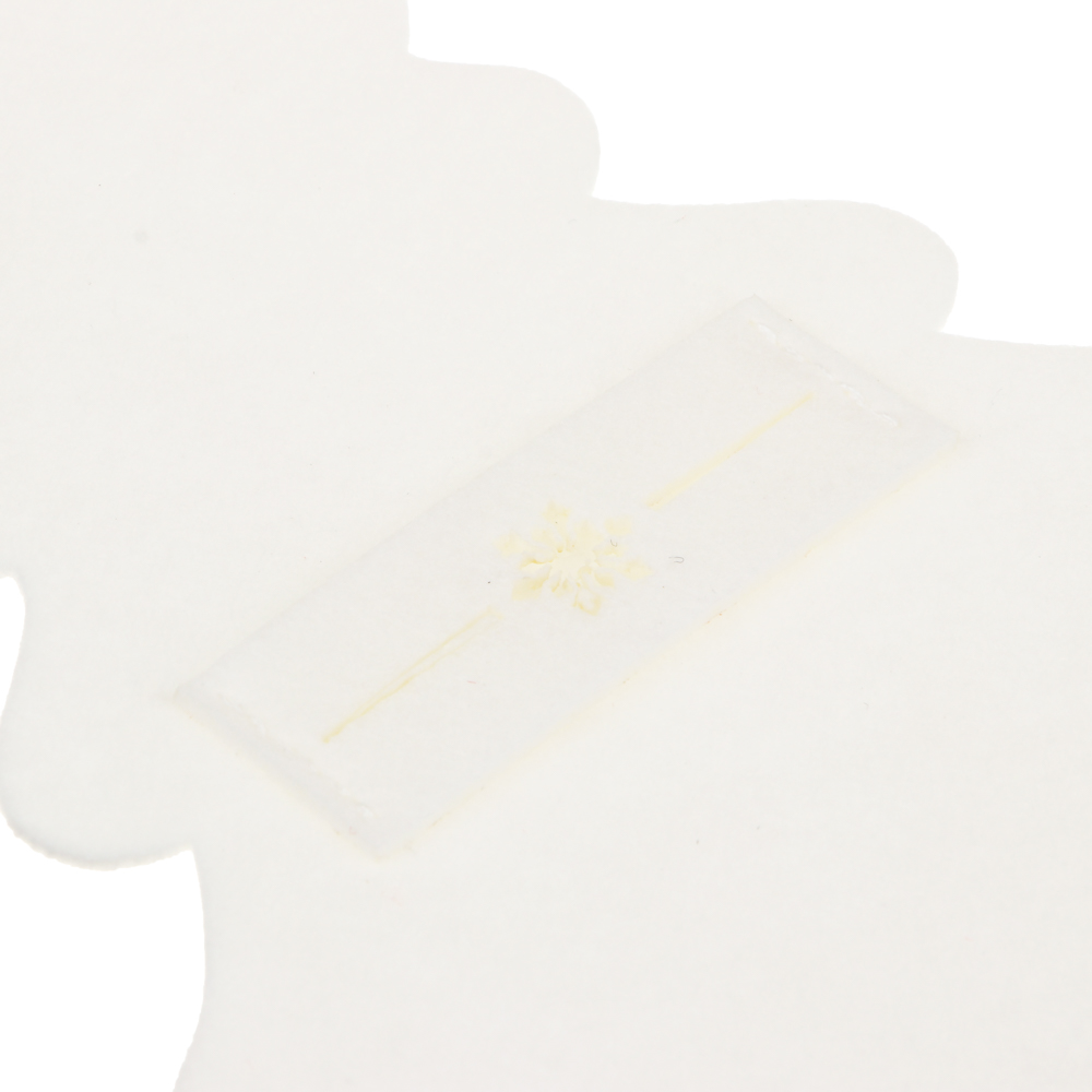 PROVANCE Ноэль Подставка фетровая под столовые приборы, 2шт в комплекте, 100% полиэстер, белый, арт.№ 492-176