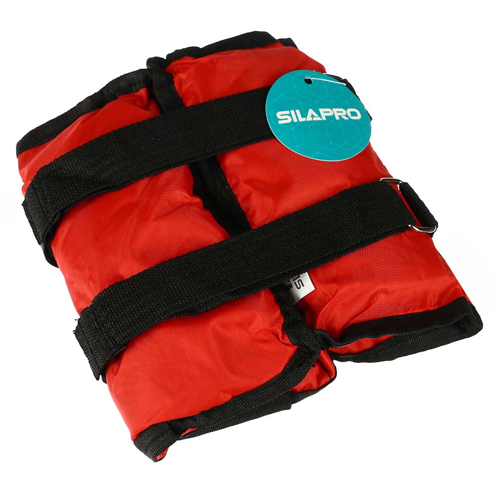 SILAPRO Набор утяжелителей для рук и ног текстильный, вес 3кг(+-100гр), 2шт х 1,5кг, 37х18см, арт.№ 191-004