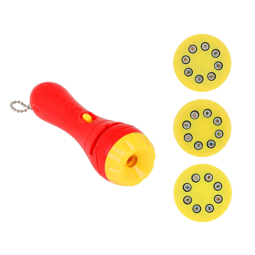 ИГРОЛЕНД Проектор "Три кота", 3AG13, ABS, 18,5х16х5см, арт.№ 295-178