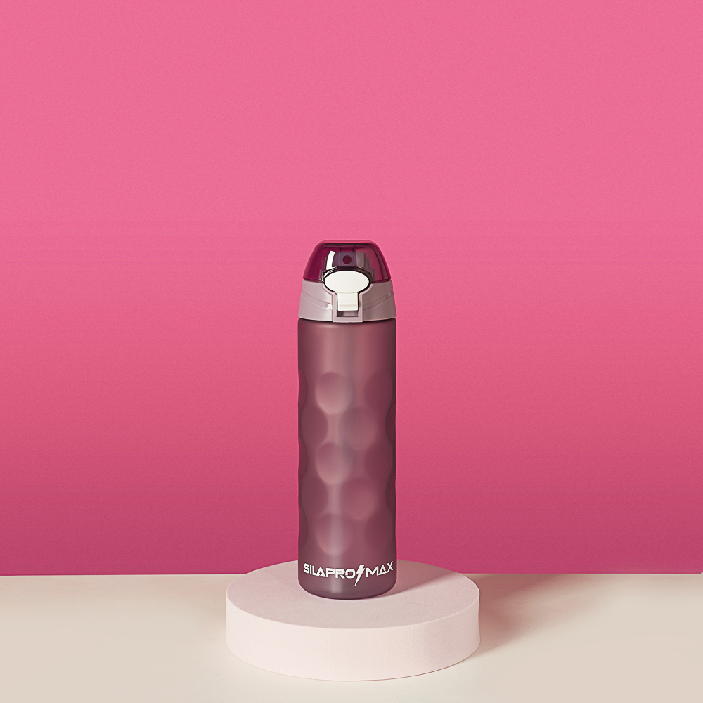 SILAPRO MAX Бутылка спортивная с поильником и замком, ELDERBERRY, 700мл, PC, арт.№ 088-036
