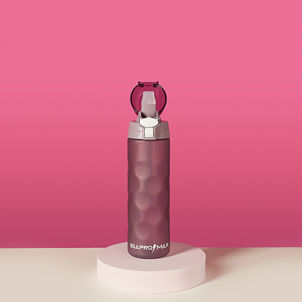 SILAPRO MAX Бутылка спортивная с поильником и замком, ELDERBERRY, 700мл, PC, арт.№ 088-036