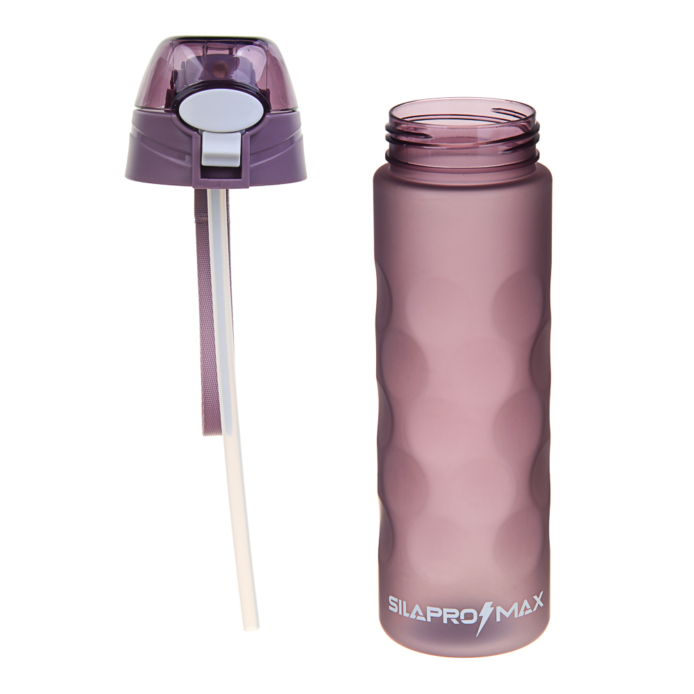 SILAPRO MAX Бутылка спортивная с поильником и замком, ELDERBERRY, 700мл, PC, арт.№ 088-036