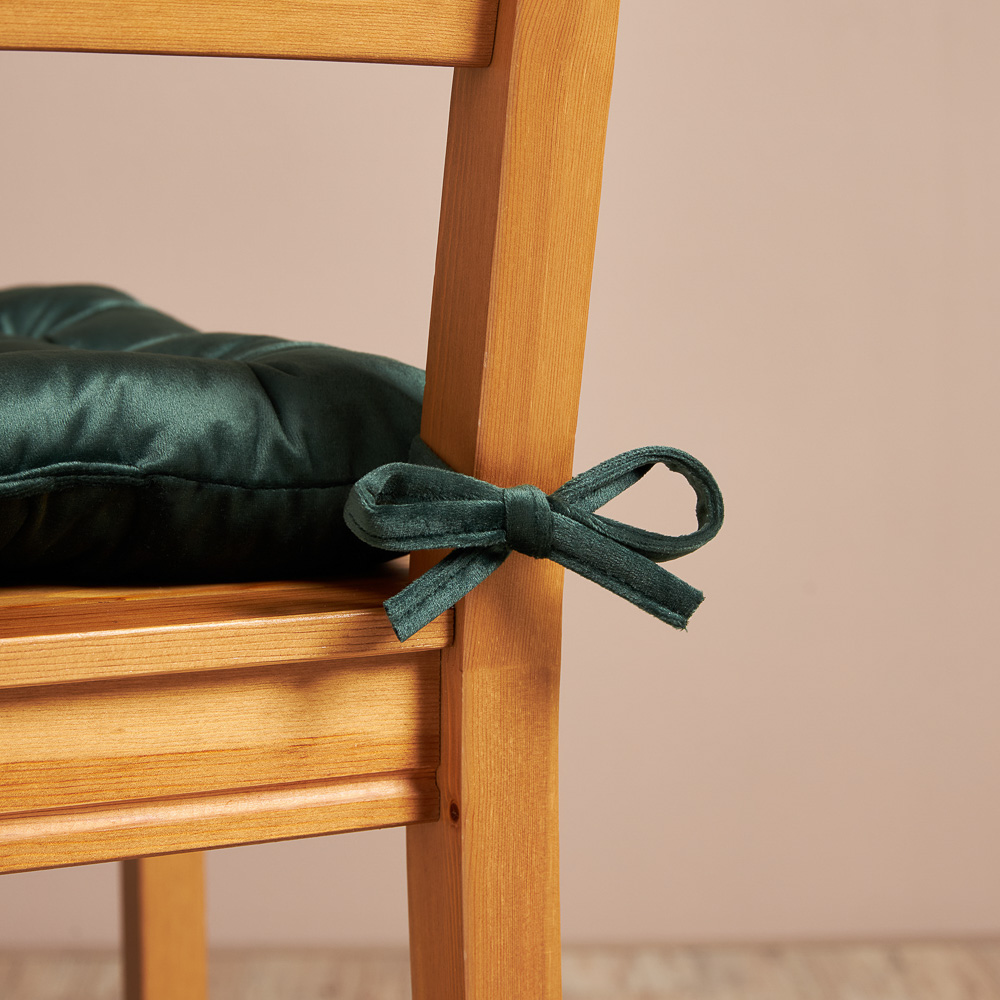 PROVANCE Эвкалипт Подушка на стул, 100% полиэстер, 38х38см, зеленый, арт.№ 486-014