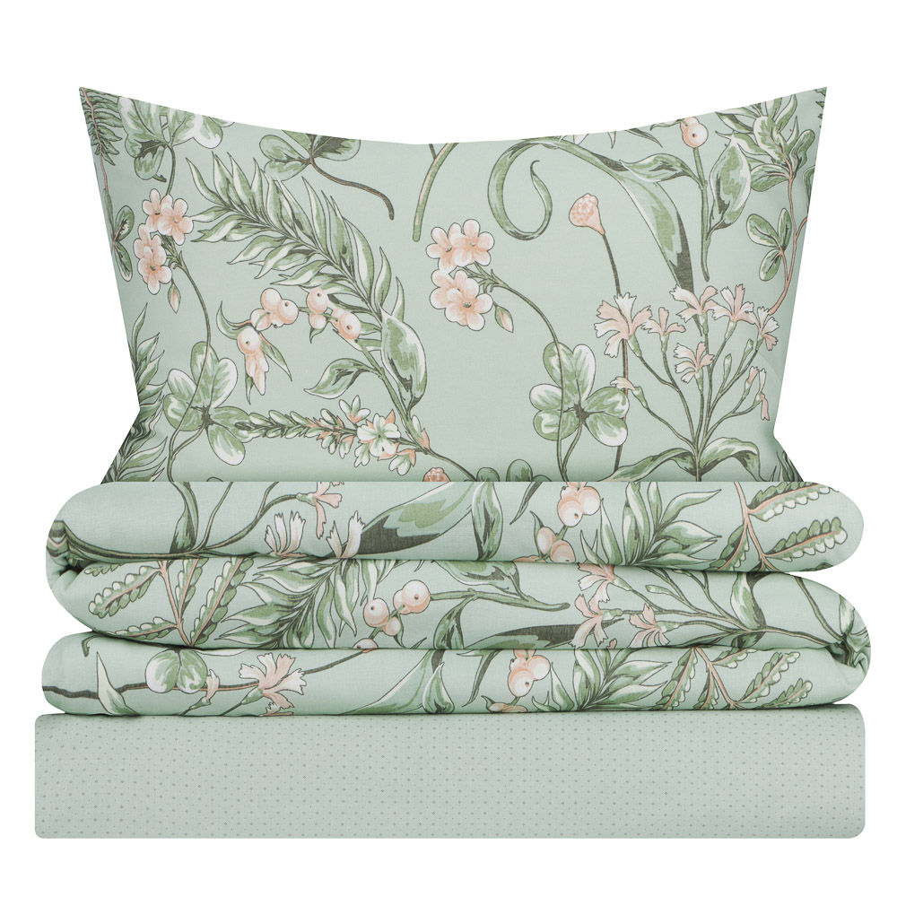 PROVANCE Мосс Комплект постельного белья 2 (4 предмета), бязь, 2 дизайна, арт.№ 421-385