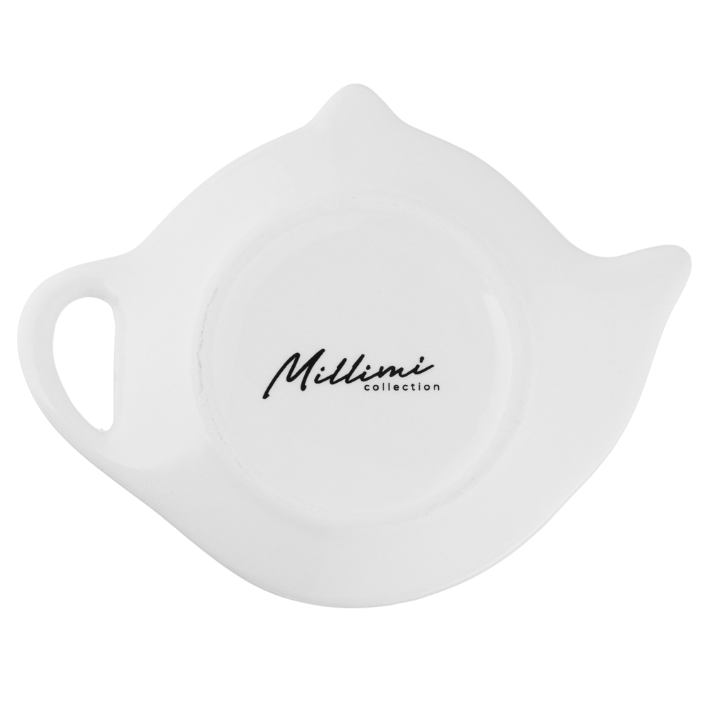MILLIMI Гранат Подставка под чайный пакетик, 12х9х1,5см, керамика, арт.№ 824-140