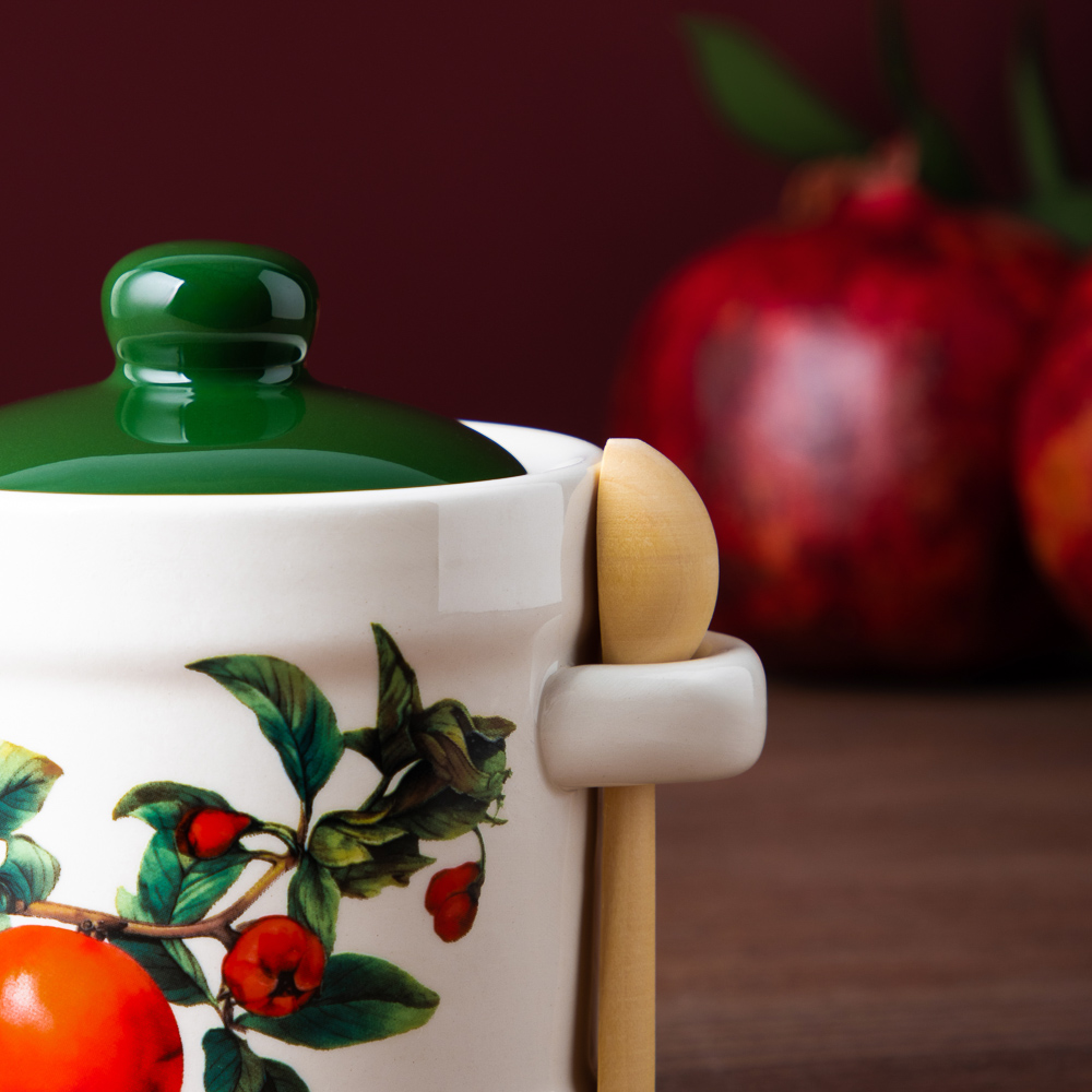 MILLIMI Гранат Сахарница, 320мл, керамика, бамбук, арт.№ 824-143