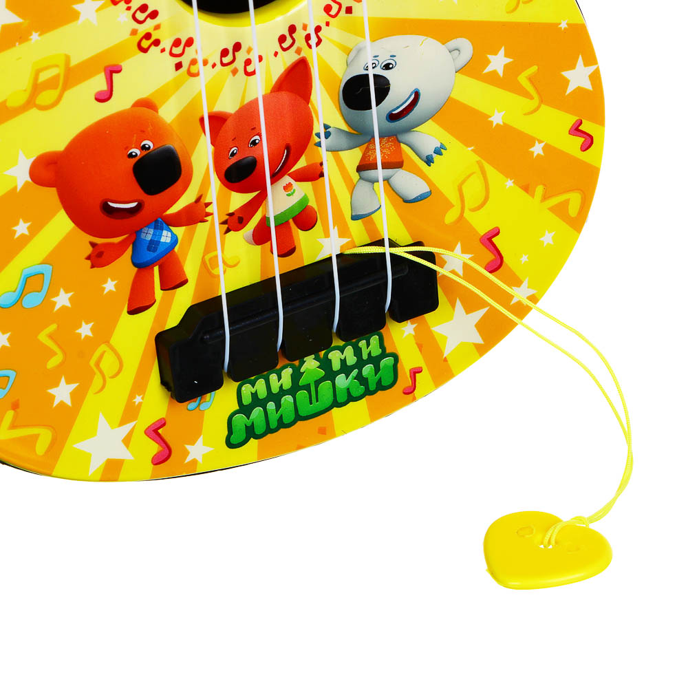 ИГРОЛЕНД Игрушка музыкальная гитара "Мимимишки", ABS, нейлон,43х14,5х3,7см, арт.№ 889-079