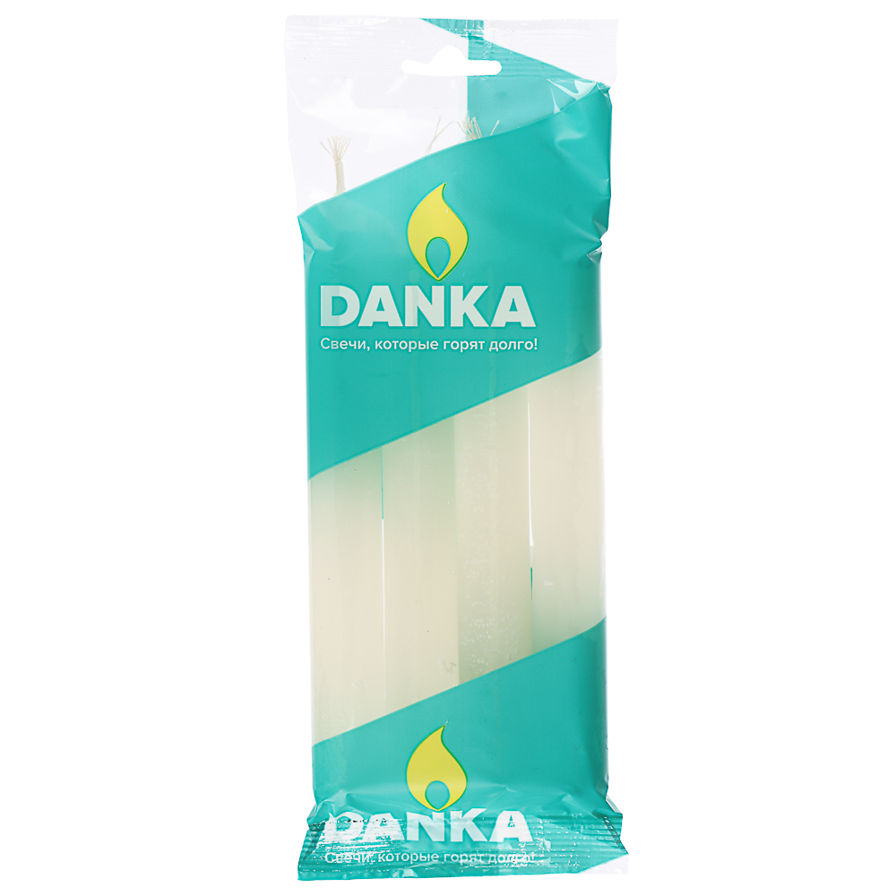 Свеча хозяйственная №45 в наборе по 4 штуки, арт.№ 639-080