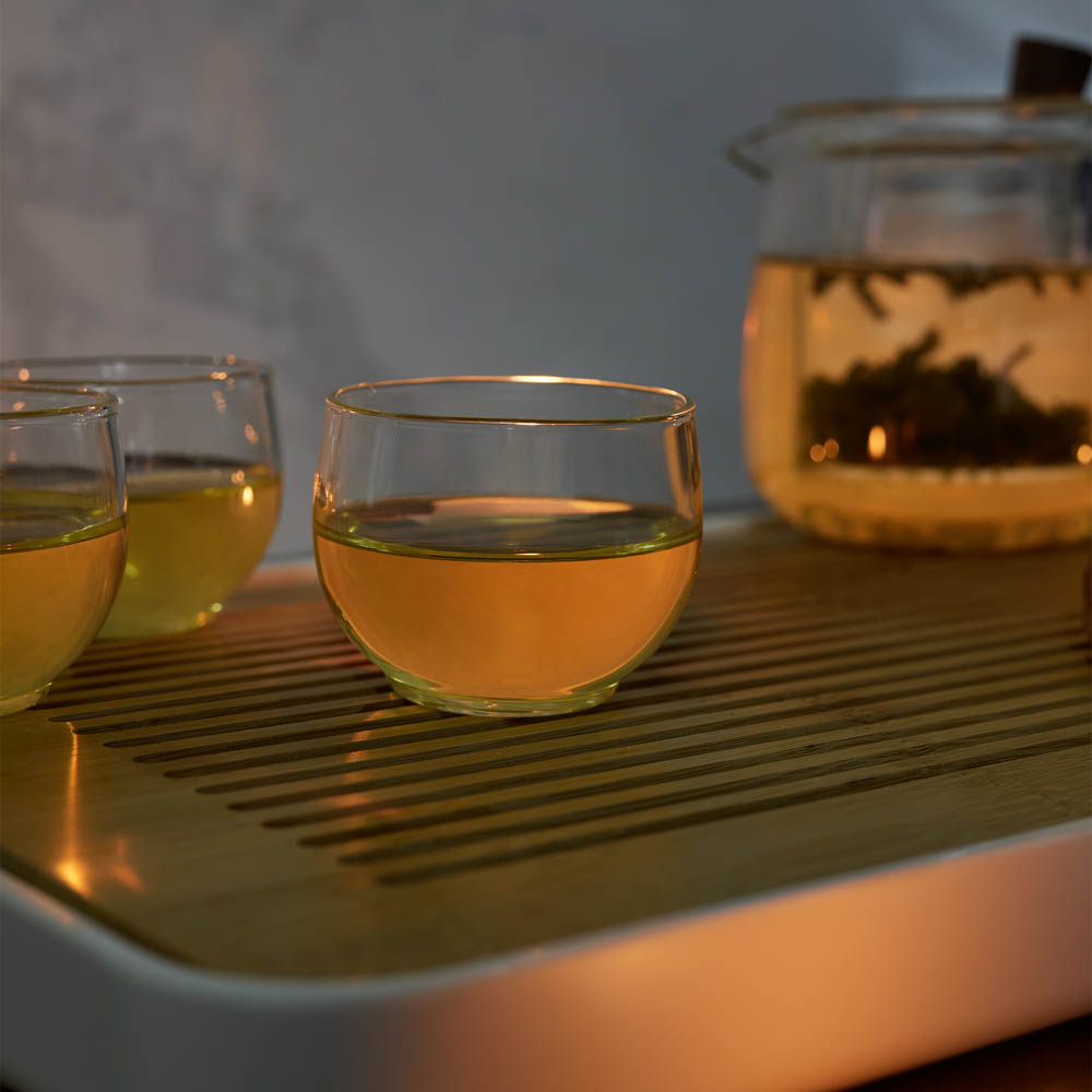 Набор подарочный чайный, стекло, дерево, арт.№ 531-060