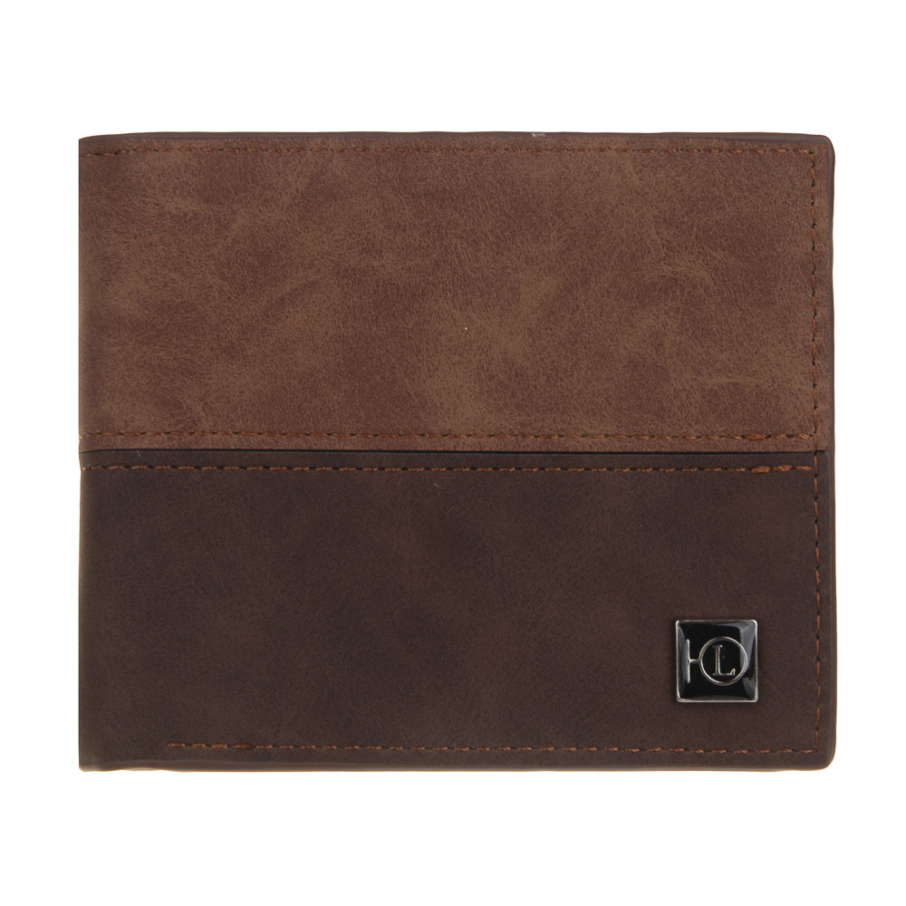 ЮL Портмоне мужское, ПУ, 11,5х9,5см, 2 цвета, ПМ23-08, арт.№ 303-955