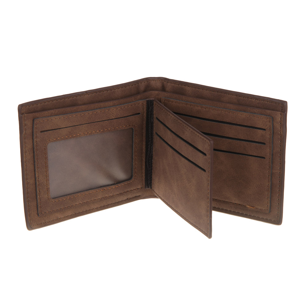 ЮL Портмоне мужское, ПУ, 11,5х9,5см, 2 цвета, ПМ23-08, арт.№ 303-955