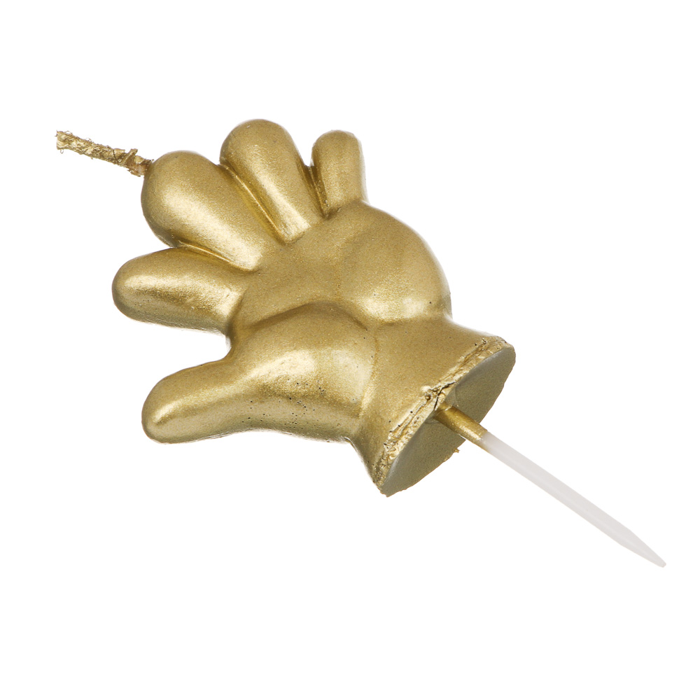 Свеча для торта тм Fntastic 5 см, форма пальцев, парафин, 5 дизайнов, арт.№ 506-282