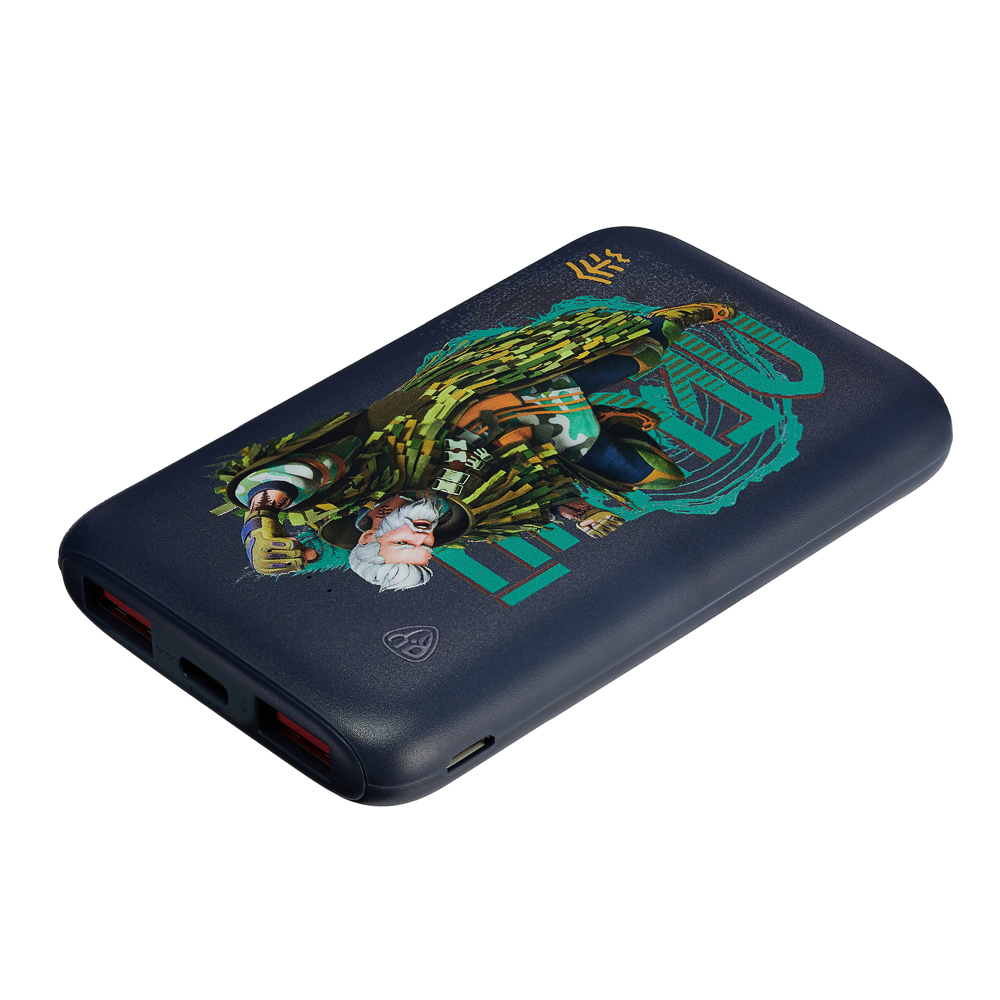 BY Аккумулятор мобильный, 5000 мАч, 2xUSB-A, 1xUSB-C,1xMicro-USB, QC+PD, 5А, Герои, ЛЕШИЙ, арт.№ 031-087