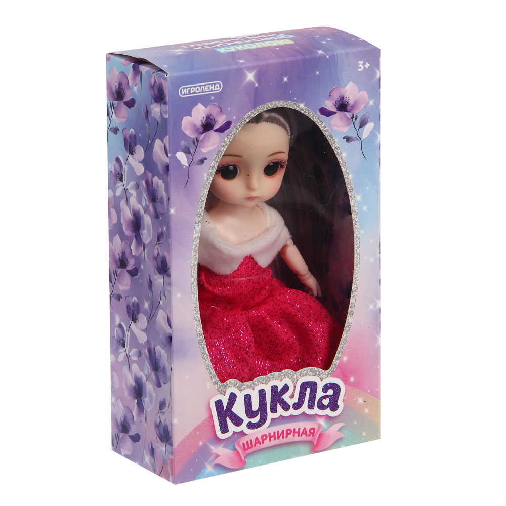 Кукла шарнирная 15 см, ABS, PP, тм ИГРОЛЕНД, арт.№ 267-977