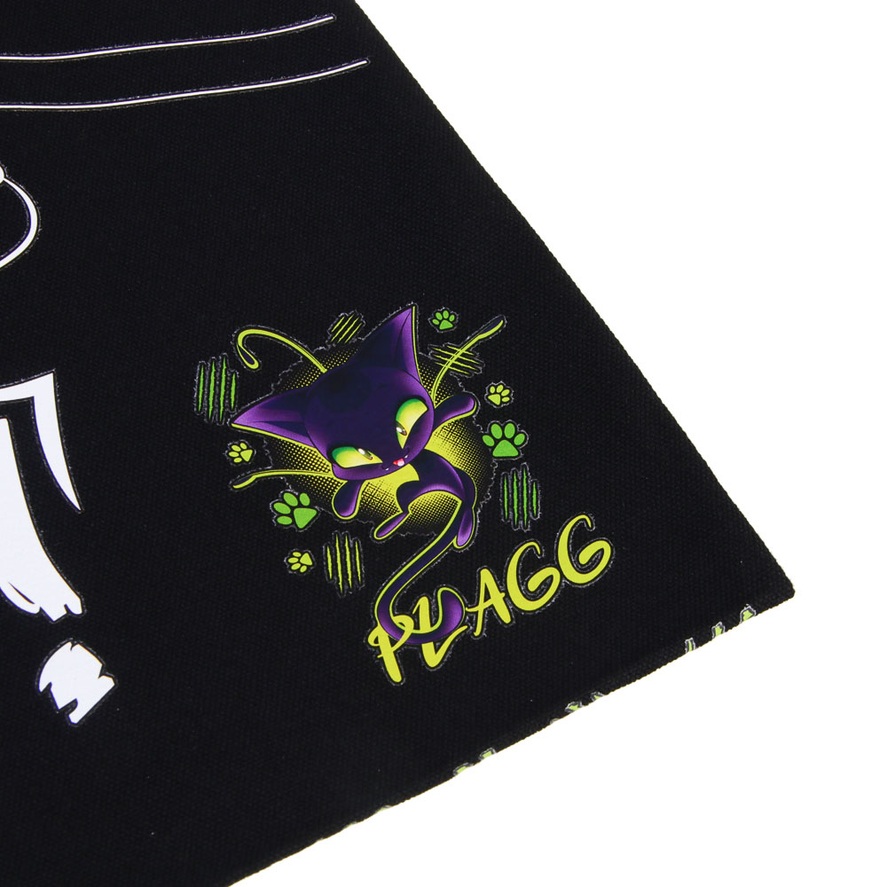 Супер-Кот Сумка-шоппер, 38x42см, внутр.карман, ручки 58 см, черный ПЭ под ткань, серия "Скетч", арт.№ 811-029