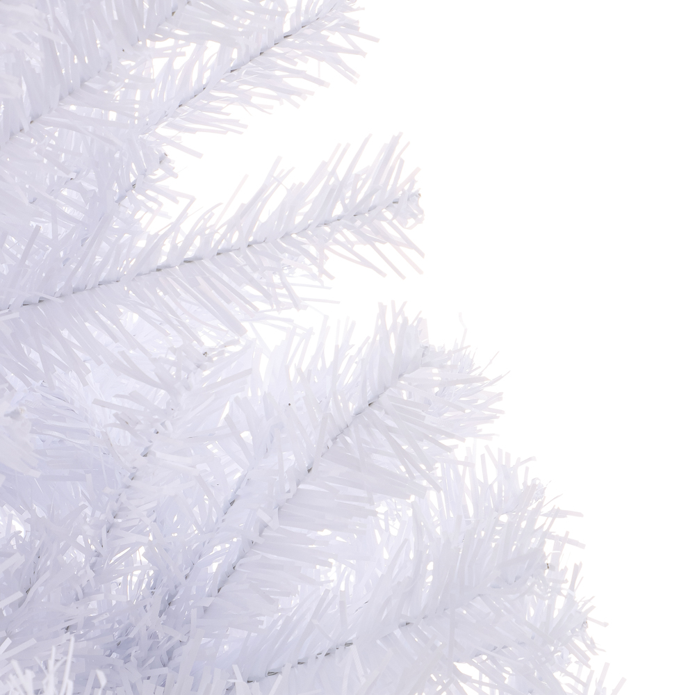 Ель искусственная белая 180см, 750 веток, ПВХ, арт.№ 355-022