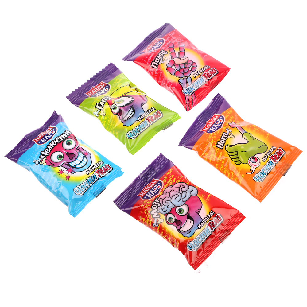 Мармелад "CRAZY GUMMY. Части тела" 10гр, арт.№ 347-359