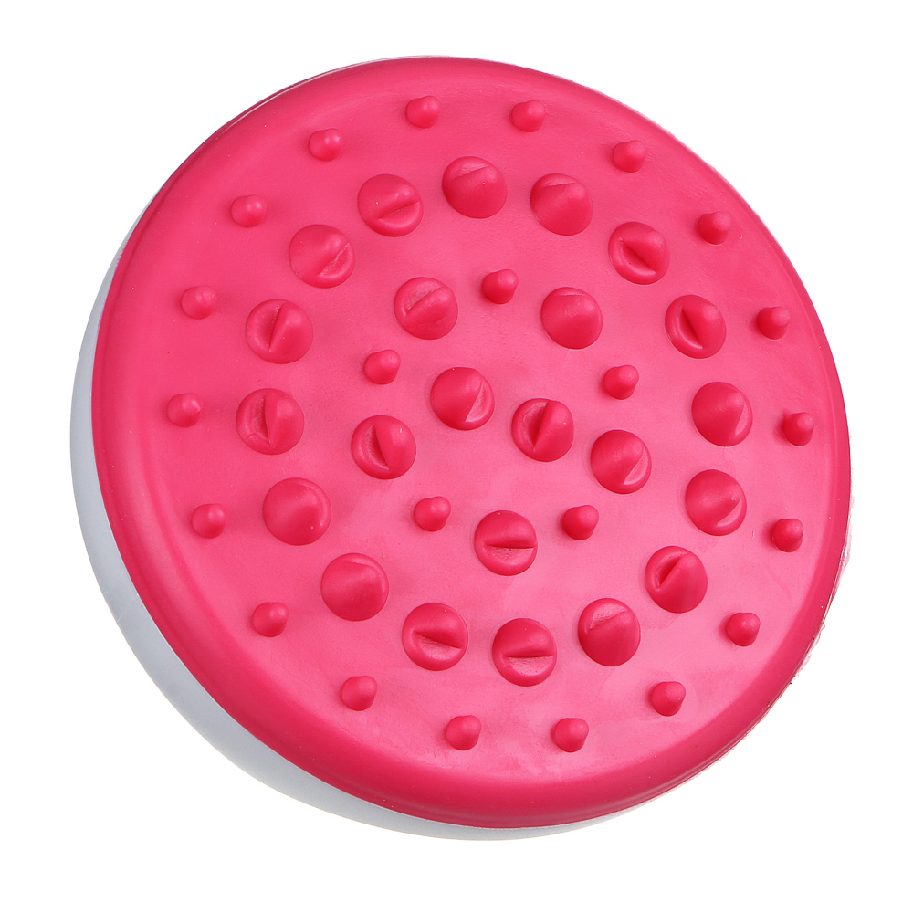 BY Массажёр для тела, силикон, пластик, 11x6см, 2 цвета, арт.№ 361-130