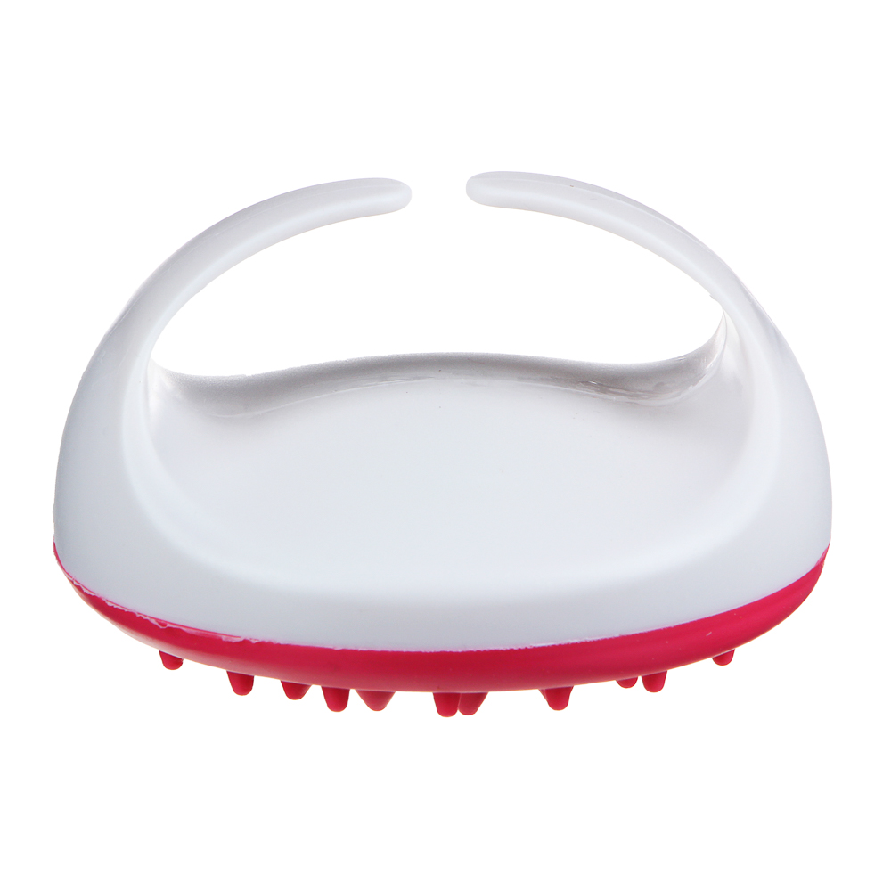 BY Массажёр для тела, силикон, пластик, 11x6см, 2 цвета, арт.№ 361-130