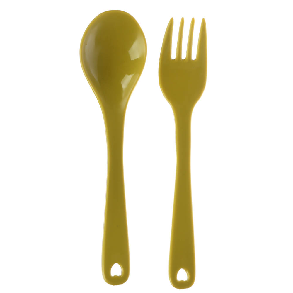 Ланчбокс с ложкой и вилкой "Медвежата", 350мл, полипропилен, арт.№ 829-205