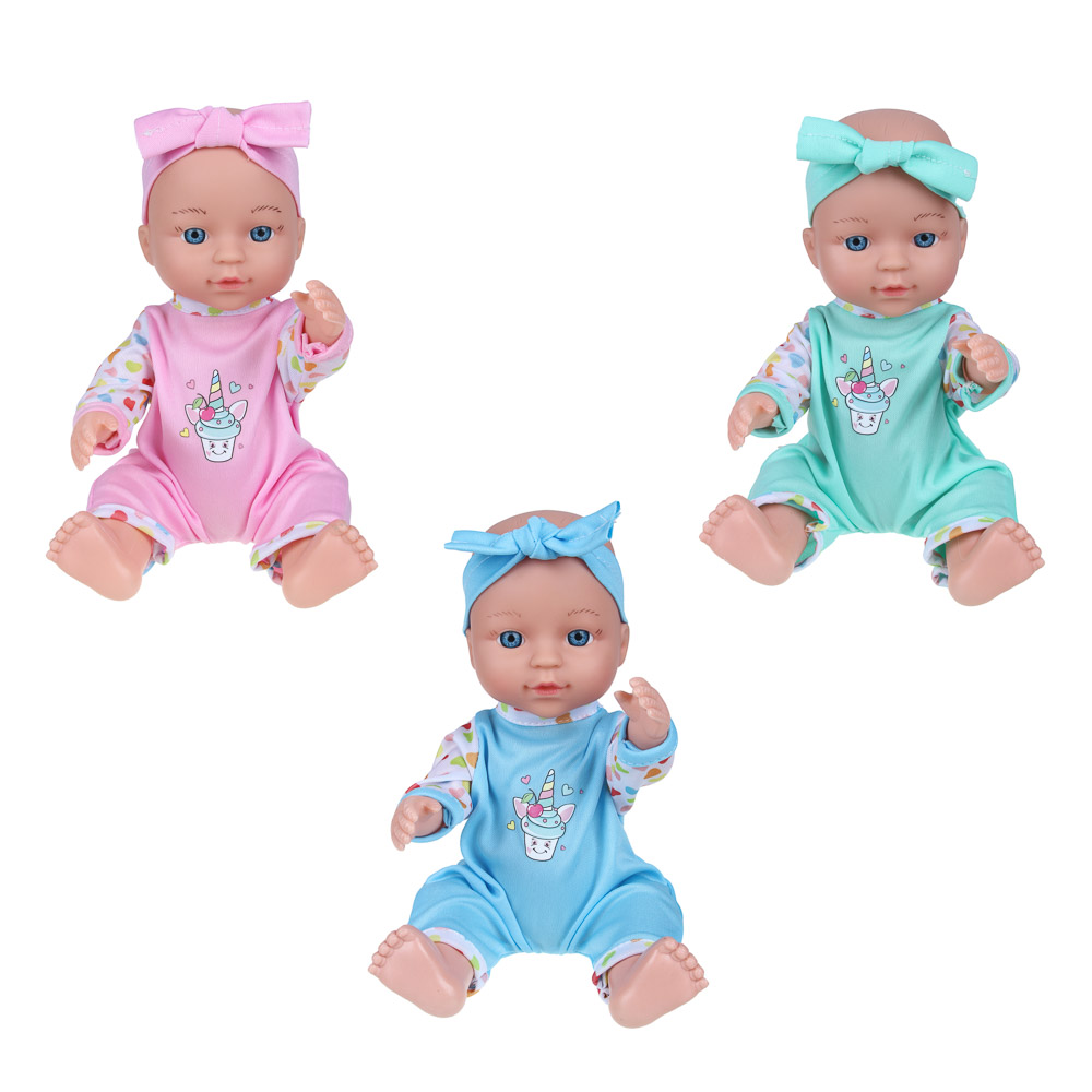 ИГРОЛЕНД Пупс в костюмчике, 13х9х29см, PVC, пластик, 3 дизайна, арт.№ 267-949