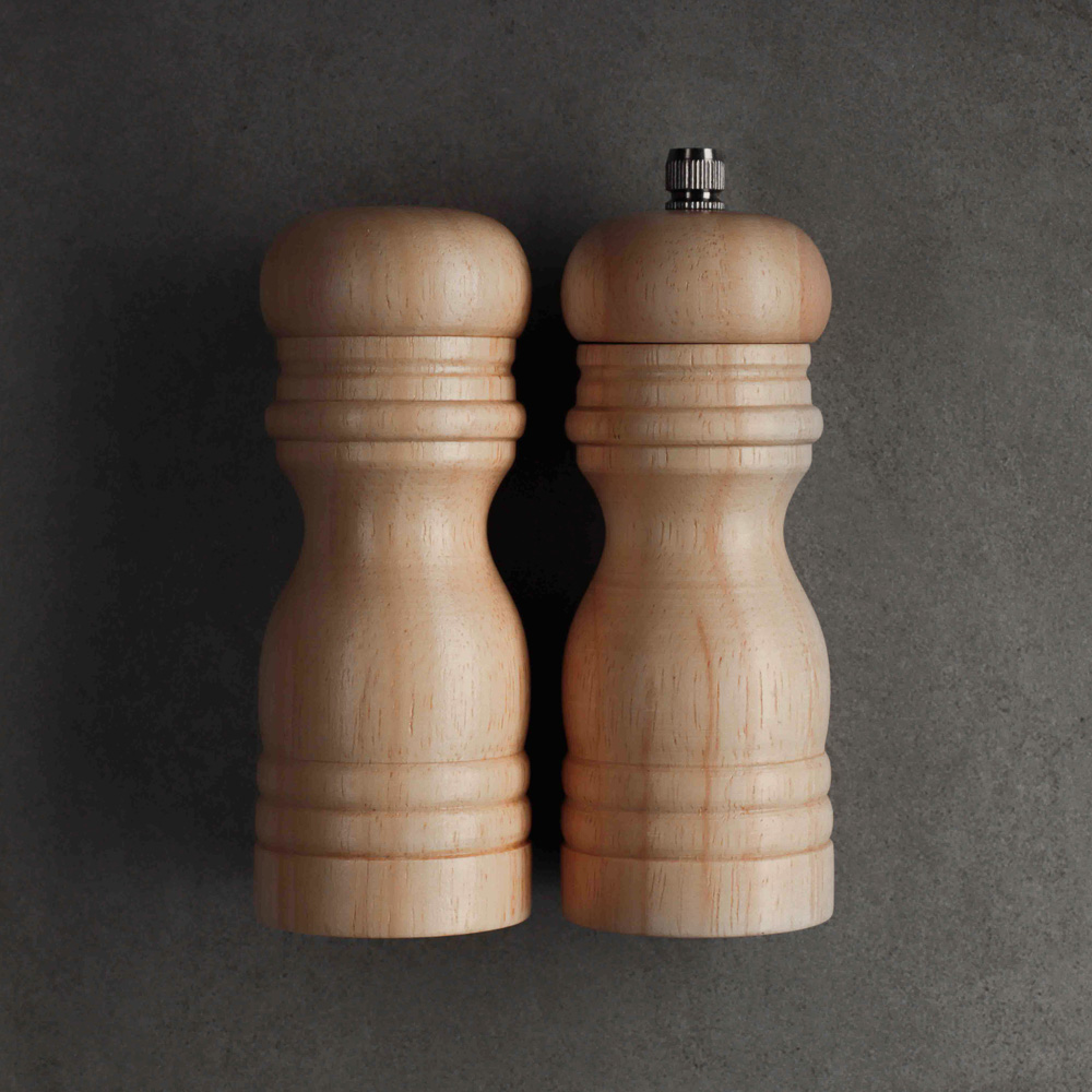 VETTA Набор для специй 2пр. мельница 14см + солонка 13см, дерево, P6 9905SP, арт.№ 827-018